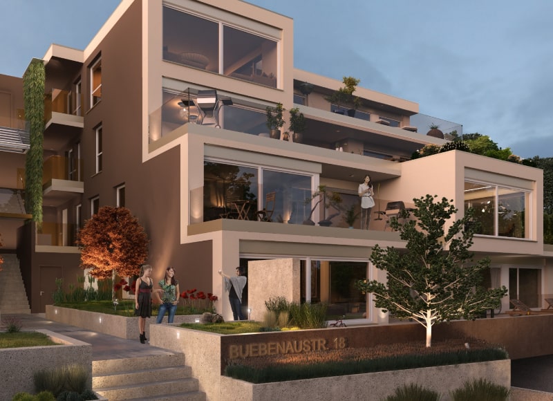 Neubau Terassenhäuser Bubenau
